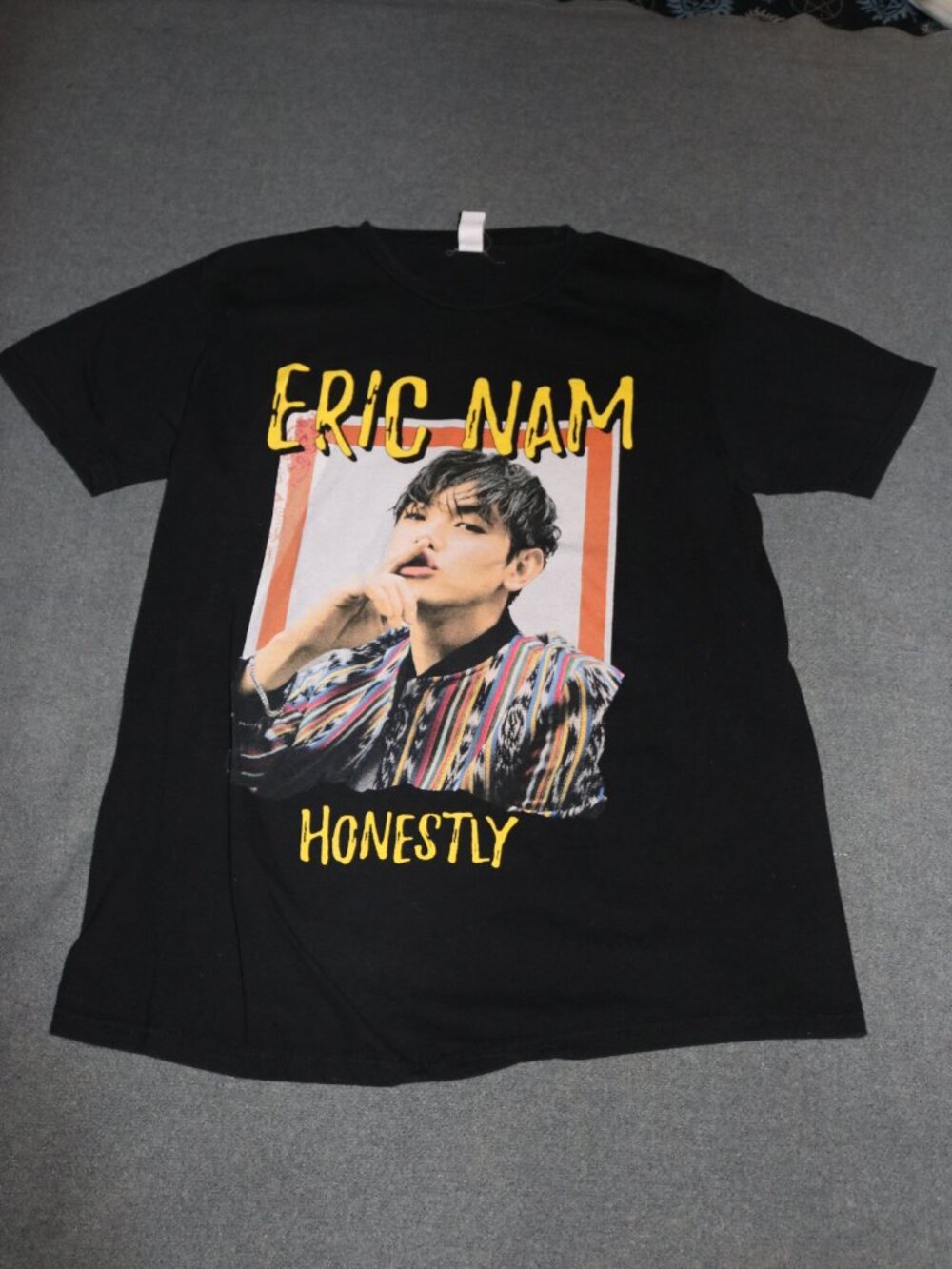 Eric Nam T-shirt Womens Medium Black 2018 Honestly Tour K-pop 에릭남